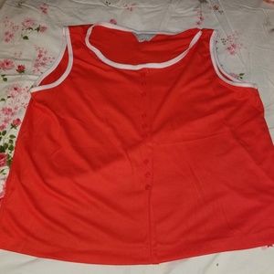 Red tank top